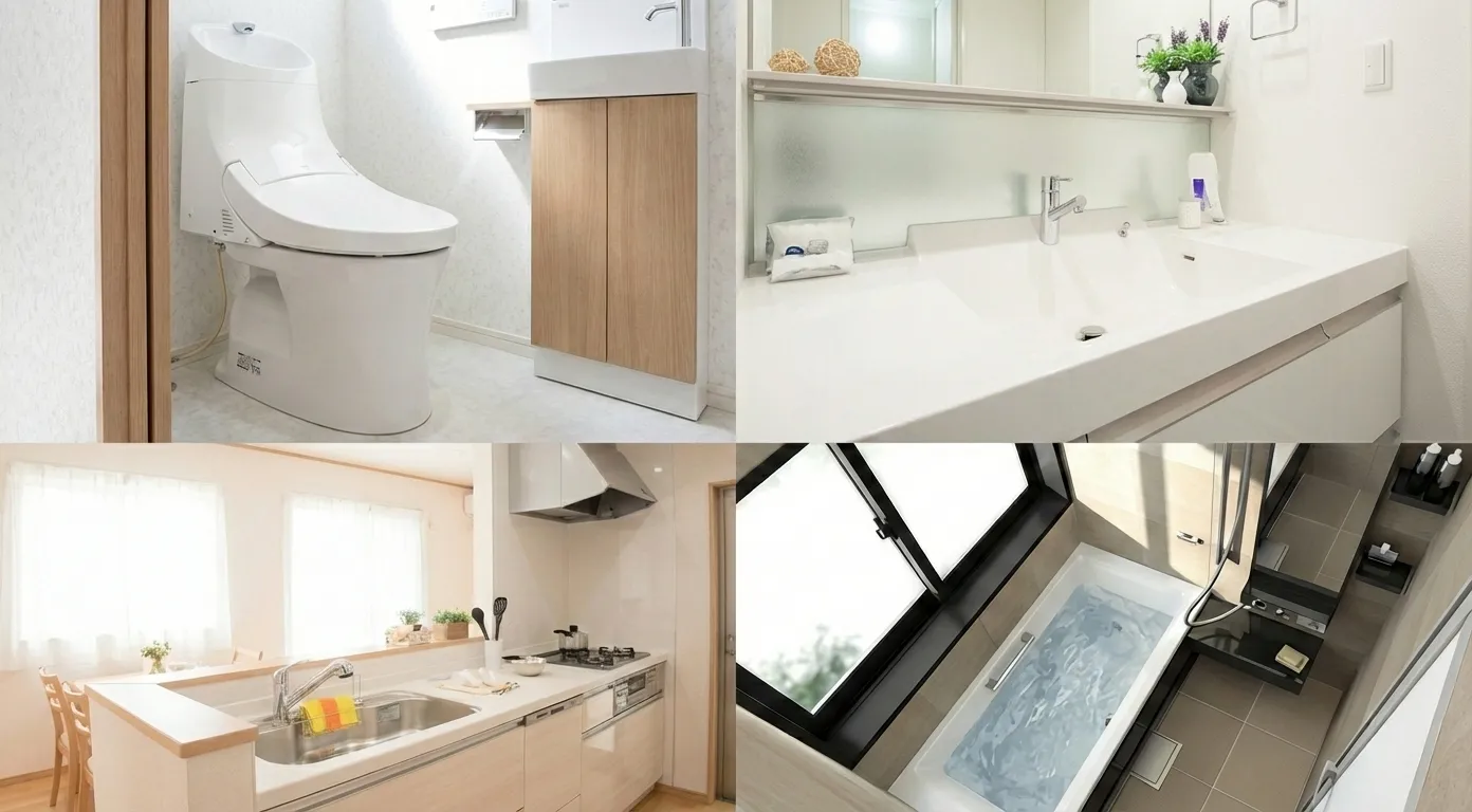 清潔な水まわりのイメージ